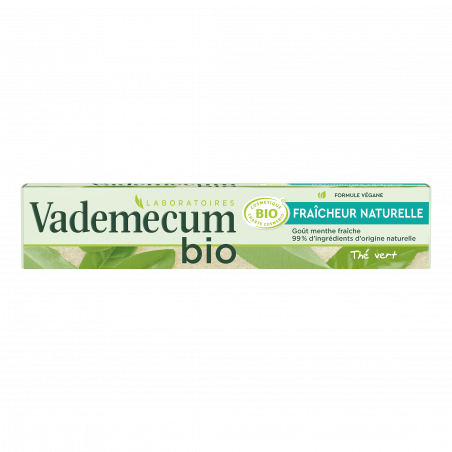 Pack de 6 - Vademecum - Dentifrice Bio - Fraîcheur Naturelle - 75 Ml Pack de 6 - Vademecum - Dentifrice Bio - Fraîcheur Naturelle - 75 Ml