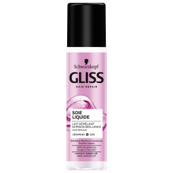 Pack de 6 - Gliss - Lait Démêlant Express Soie Liquide  - 200 Ml