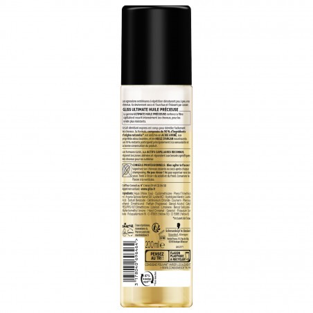 Pack de 6 - Gliss - Lait Démêlant Express Ultimate Huile Précieuse - 200 Ml