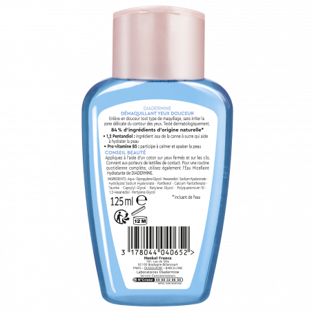 Pack de 6 - Diadermine - Démaquillant Douceur Yeux - 125 Ml Pack de 6 - Diadermine - Démaquillant Douceur Yeux - 125 Ml
