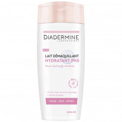 Pack de 3 - Diadermine - Lait Démaquillant  Hydratant Ph5 - 200 Ml
