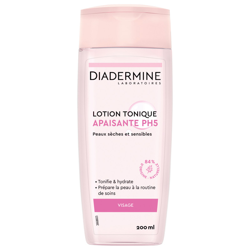 Pack de 2 - Diadermine - Lotion Tonique Apaisante Ph5 - 200 Ml