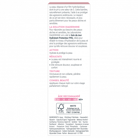 Pack de 2 - Diadermine - Ph 5 Soin De Jour Hydratant Protecteur    - 50 Ml Pack de 2 - Diadermine - Ph 5 Soin De Jour Hydratant Protecteur    - 50 Ml