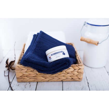 Bleu Blanc Mousse - Crème mains et visage au lait d'ânesse bio et a l'huile d'argan bio 100 ml Bleu Blanc Mousse - Crème mains et visage au lait d'ânesse bio et a l'huile d'argan bio 100 ml