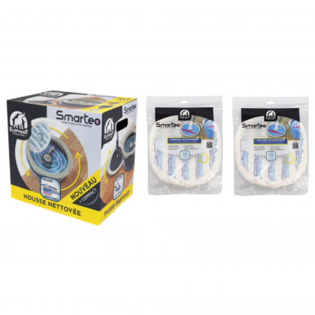 Elephant - Kit de lavage Smarteo + 2 recharges Smarteo