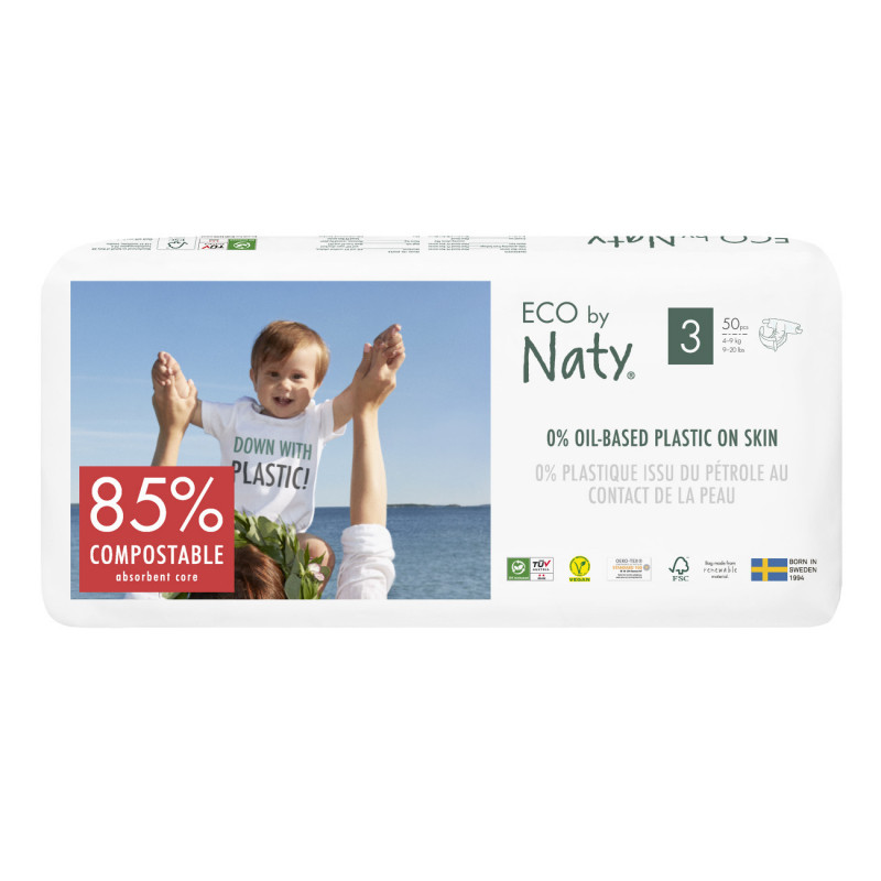 50 Couches écologiques - T3, 4-9kg