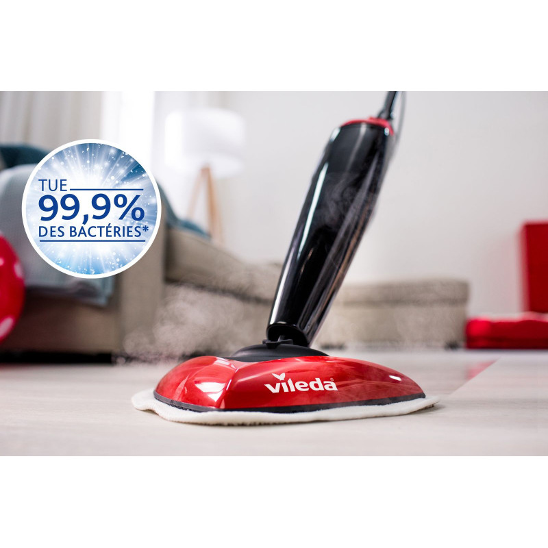 Vileda - Balai vapeur Steam Power Pad