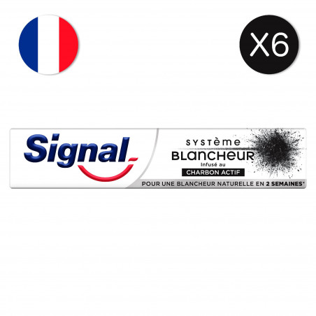 SIGNAL Dentifrice Infusé au Charbon Actif Tube 75ml