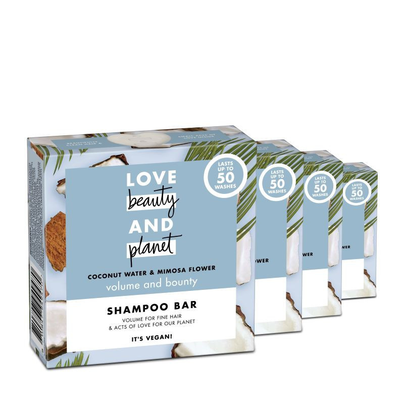 Love Beauty And Planet Shampooing Solide Vague Volumisante Eau de Coco & Fleur de Mimosa 90g