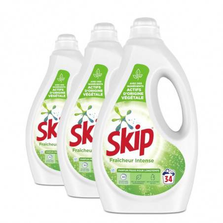 Skip Lessive Liquide Fraîcheur Intense 34 Lavages 1.7L