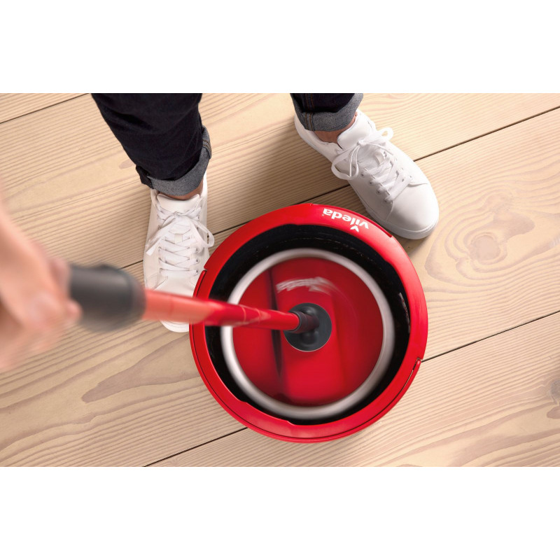 Vileda - Spin & Clean - Set complet seau et balai