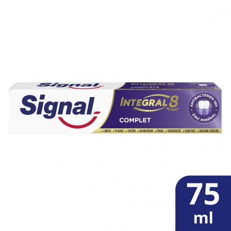 SIGNAL Dentifrice Integral 8 Antibacterien Complet 75ml