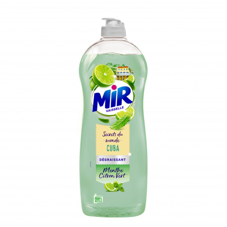 Mir Vaisselle Secrets Du Monde Cuba  Menthe Citron Vert 750Ml