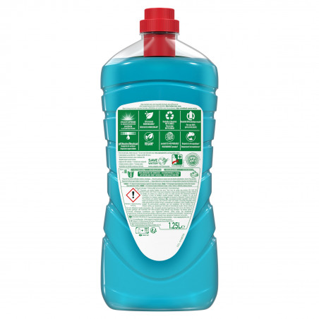 Pack de 6 - Produit Ménager Sol & Multi Surfaces Ajax Eucalyptus - 1,25L
