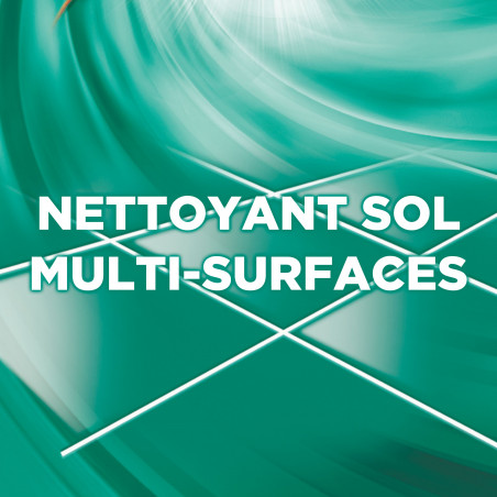 Pack de 6 - Produit Ménager Sol & Multi Surfaces Ajax Eucalyptus - 1,25L