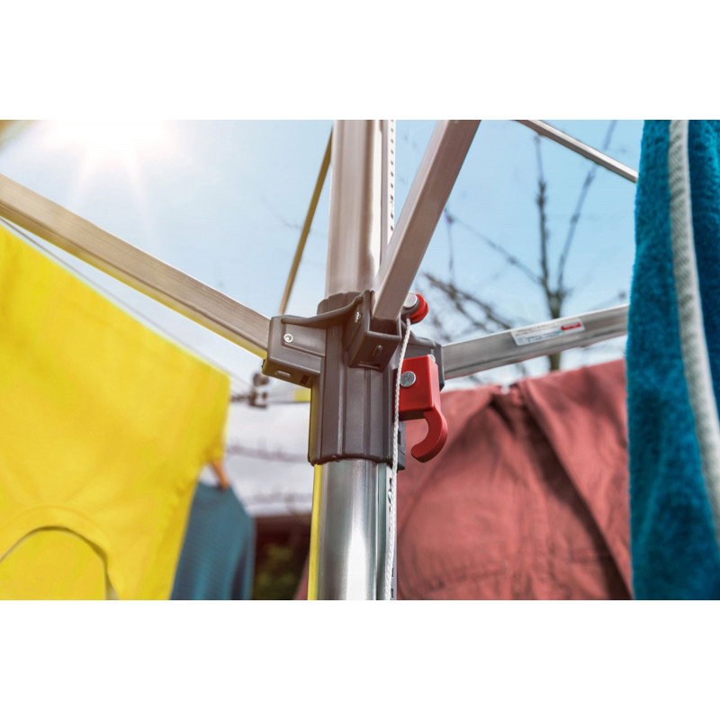 Vileda - Viva Air Sunshine Premium : séchoir extérieur en ouverture parapluie