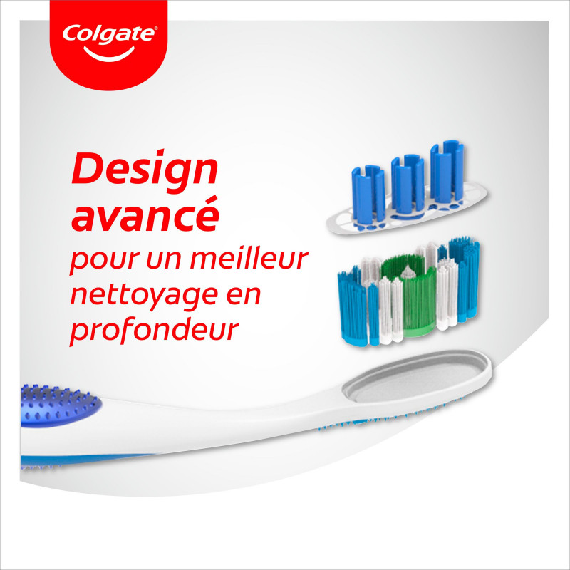 Colgate - Brosse à dents 360° Medium