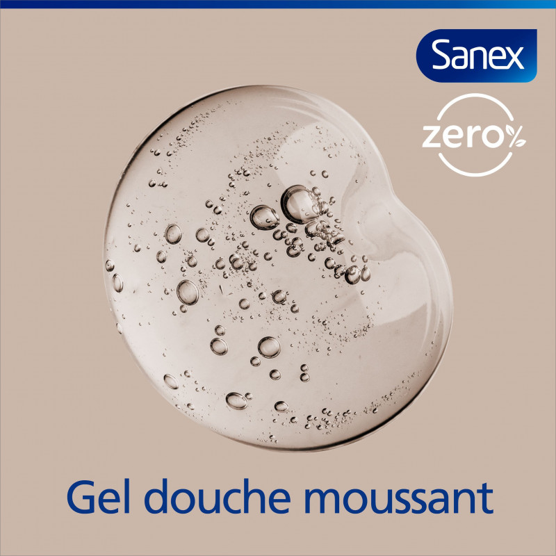 Pack de 12 - Sanex Eco recharges gel douche Essentiel Peau Sèche 500ml