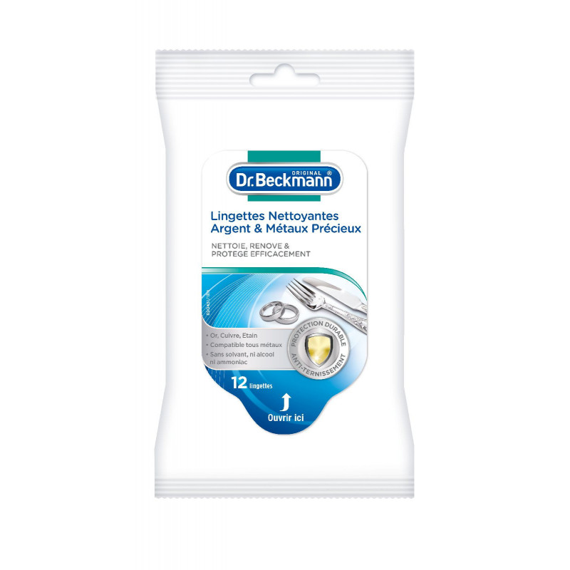Dr. Beckmann lingettes argent et metaux precieux