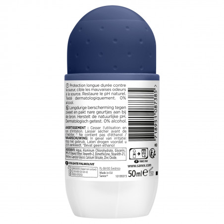 Déodorant Anti-transpirant Homme Sanex Men Dermo 48h bille - 50ml Déodorant Anti-transpirant Homme Sanex Men Dermo 48h bille - 50ml