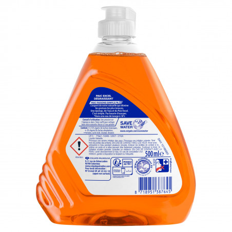 Liquide Vaisselle Paic Excel Actif à froid Dégraissant - 500ml