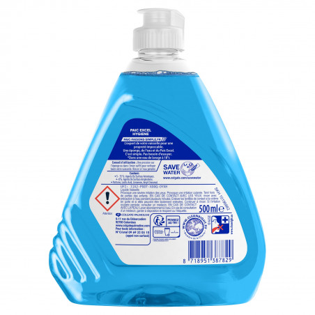 Liquide Vaisselle Paic Excel Actif à froid Hygiène - 500ml