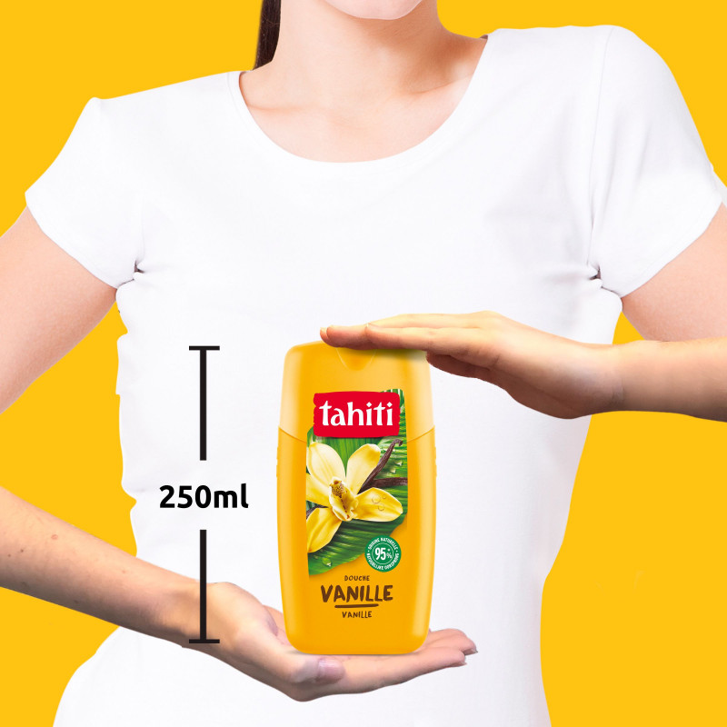 Pack de 6 - Gel douche Tahiti Vanille Gourmande - 250ml