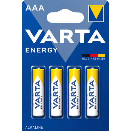 Varta - Pack de 5 - Piles ENERGY AAA blister de 4