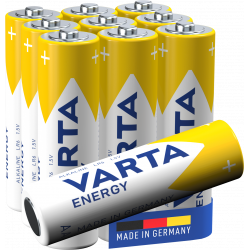 Varta - Pack de 2 - Blister de 10 Piles Alcalines ENERGY AA