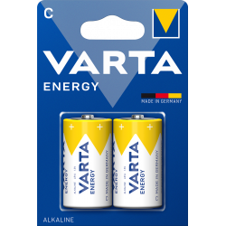 Varta - Pack de 2 Piles ENERGY C (LR14) blister de 2