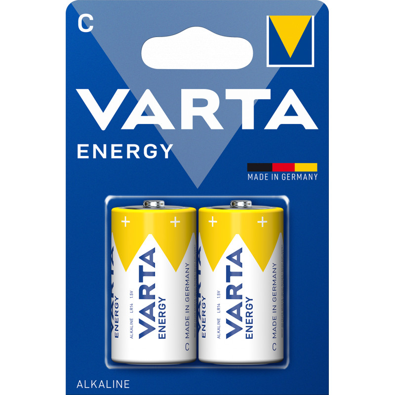 Varta - Pack de 2 Piles ENERGY C (LR14) blister de 2
