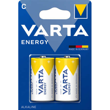 Varta - Pack de 2 Piles ENERGY C (LR14) blister de 2
