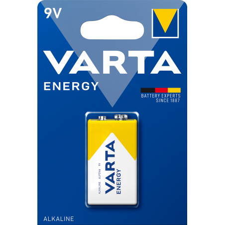Varta - Pile ENERGY 9V (6LR61) blister de 1