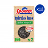 Pack de 12 - Spontex - 2 Spirales acier recyclé