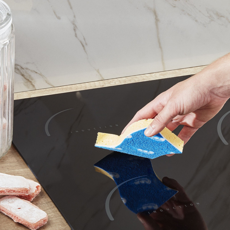 Pack de 6 - Spontex - 3 Eponges 1,2,3 Grattez