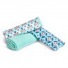 Pack de 10 - Spontex - 3 Lavettes Microfibre Mosaik