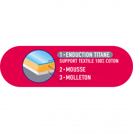 Mapa - Housse de Repassage Triple Epaisseur anti-jaunissement - T.1 (120x40cm) Mapa - Housse de Repassage Triple Epaisseur anti-jaunissement - T.1 (120x40cm)