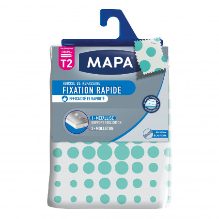 Mapa - Housse de Repassage Fixation Rapide - T.2 (135x50cm)