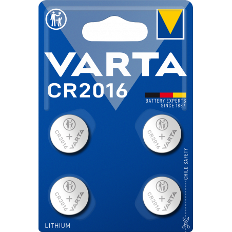 Varta - Pile électronique CR2016 blister de 4