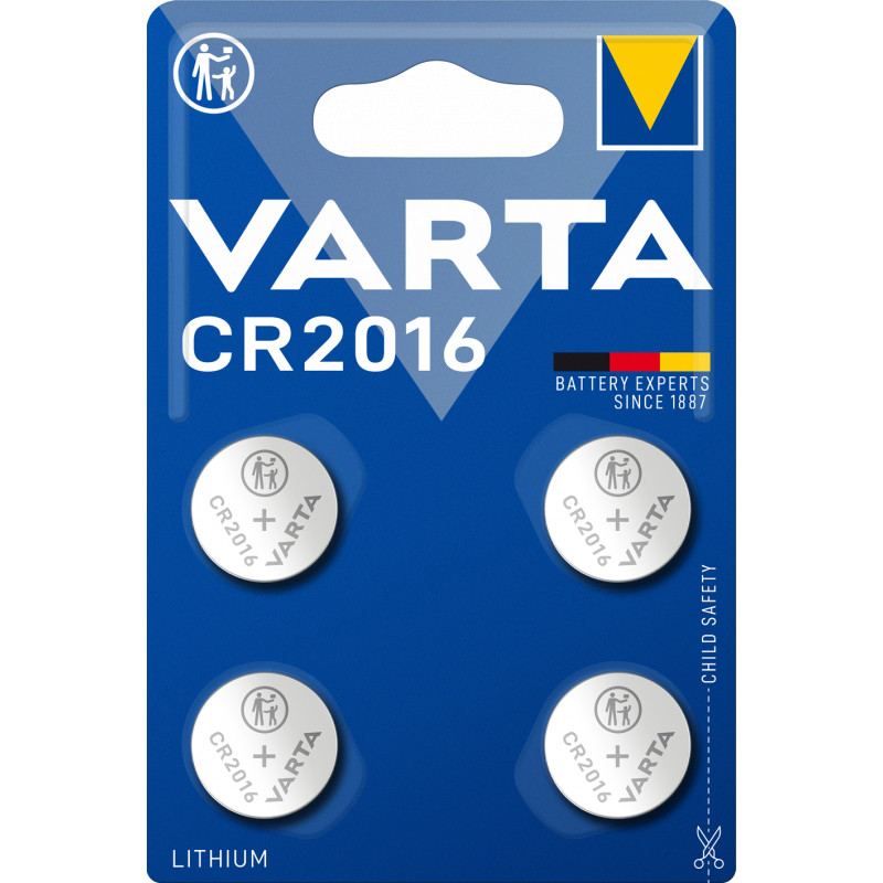 Varta - Pack de 3 Pile électronique CR2016 blister de 4