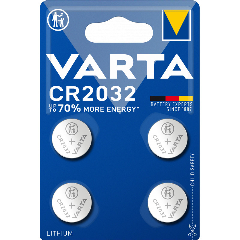 Varta - Pack de 3 Pile électronique CR2032 blister de 4