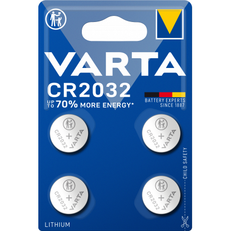 Varta - Pack de 3 Pile électronique CR2032 blister de 4