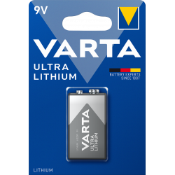 Varta - PILES ULTRA LITHIUM 9V blister de 1