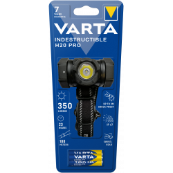 Varta - Lampe frontale INDESTRUCTIBLE PRO LED H20 + 3 piles AAA