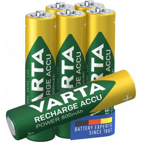 Varta - Pile rechargeable AAA 800mAh  blister de 6 Varta - Pile rechargeable AAA 800mAh  blister de 6