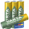 Varta - Piles Rechargeable Accu RECYCLED AAA 800 mAh Blister de 4 (pré-chargées)