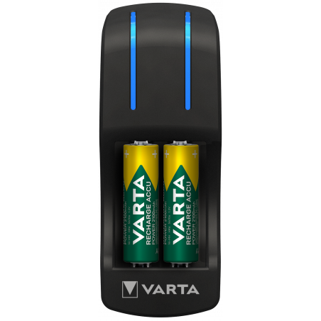 Varta - Pocket Chargeur + 4 piles rechargeables AA 1600 mAh