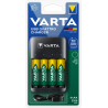 Varta - Chargeur Value Quattro pour 1 à 4 batteries AA ou AAA - inclus 4 Accus 2100 mAh pré-chargés 