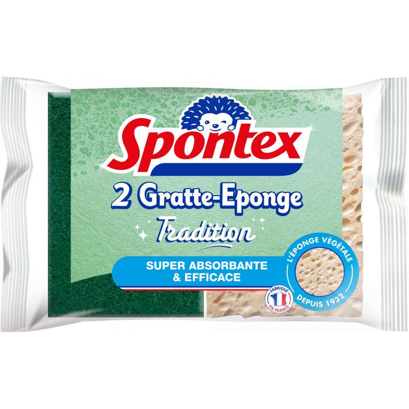 Spontex - 2 Gratte-Eponge Tradition