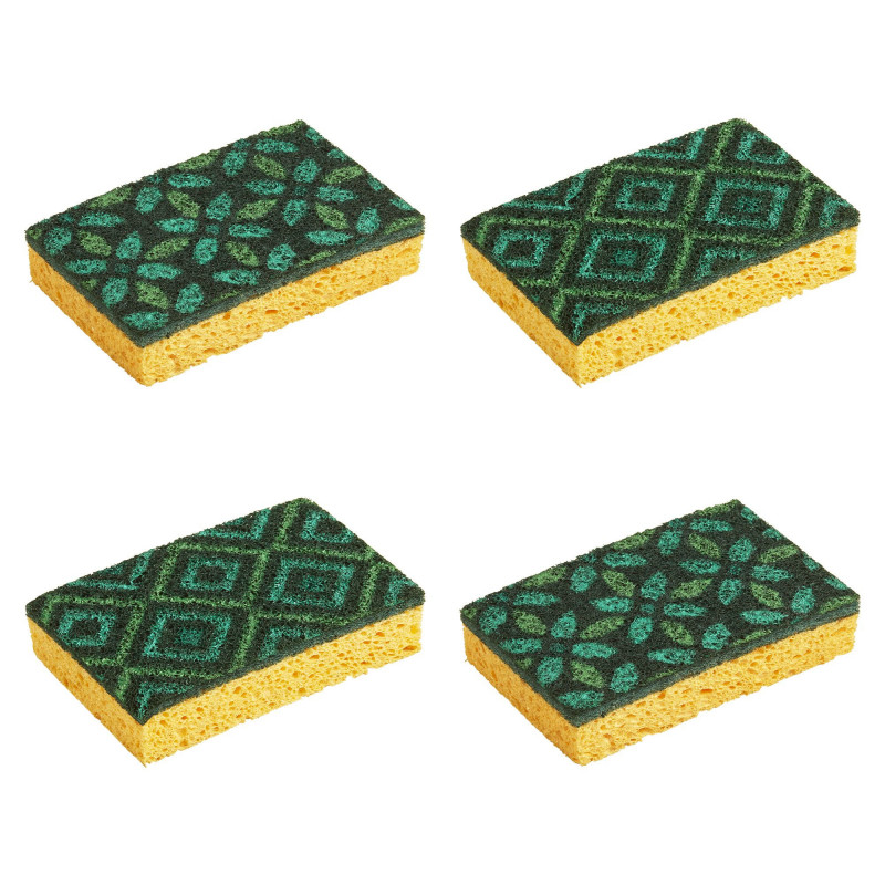 Spontex - 4 Gratte-Eponge Mosaik